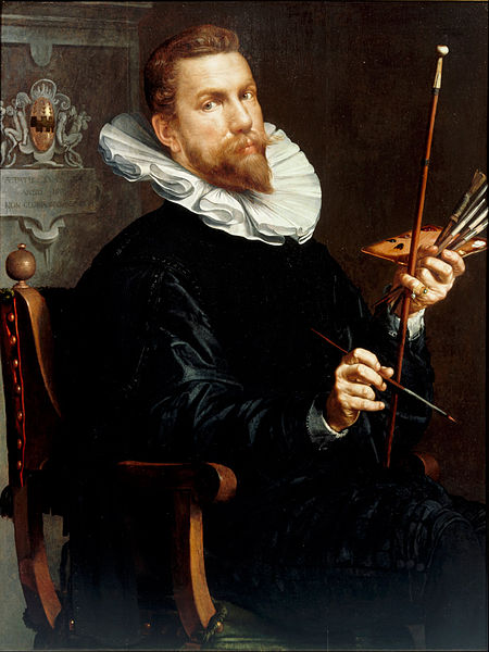 Self-portrait 1601 by Joachim Wtewael 1566-1638 Centraal Museum in Utrecht  2264